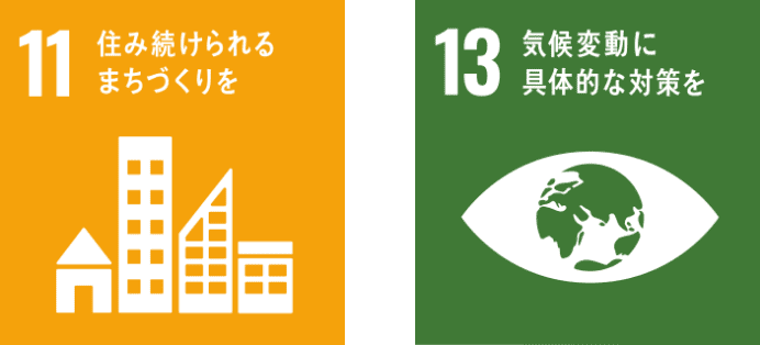 住み続けられるまちづくりを 気候変動に具体的な対策を